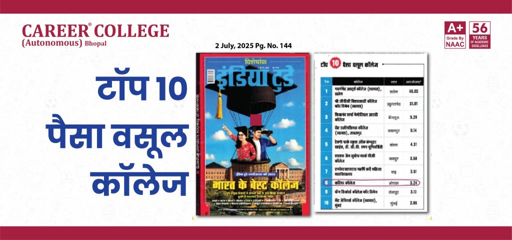 इंडिया टुडे 2025 सर्वे में करियर कॉलेज – Best Colleges in India में शामिल