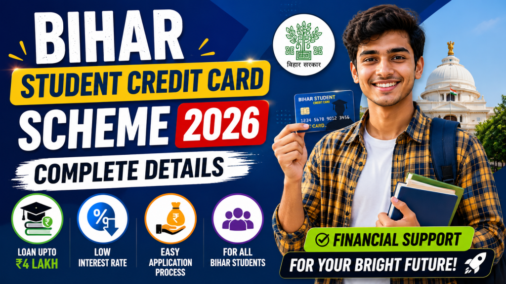 Bihar Student Credit Card Scheme 2026 | Complete Details